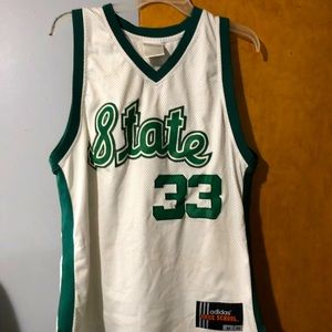 NCAA Michigan State throwback jersey
